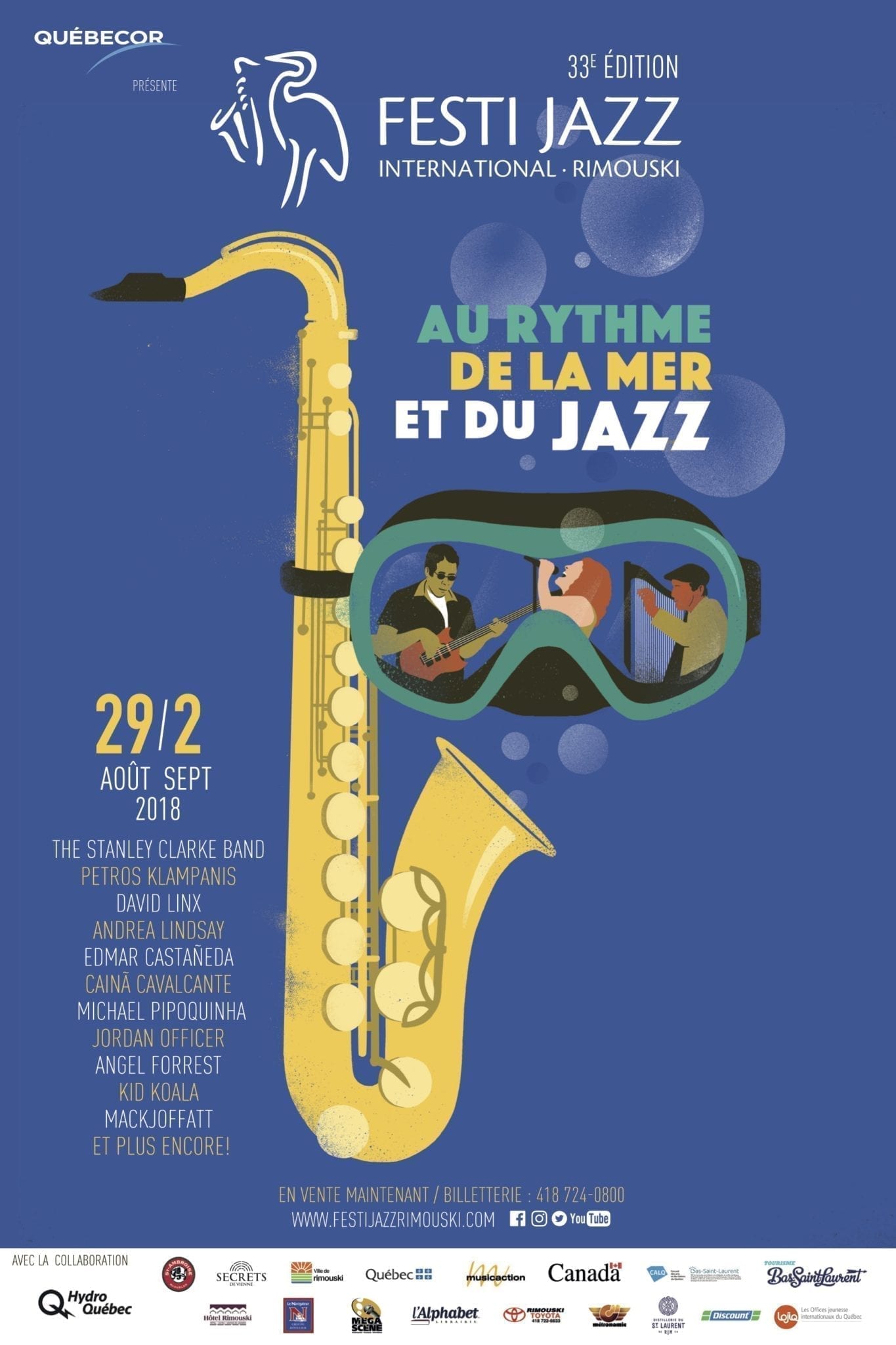 Affiche éditions antérieures Festi Jazz