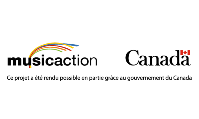 Logo de Musicaction et du Gouvernement du Canada